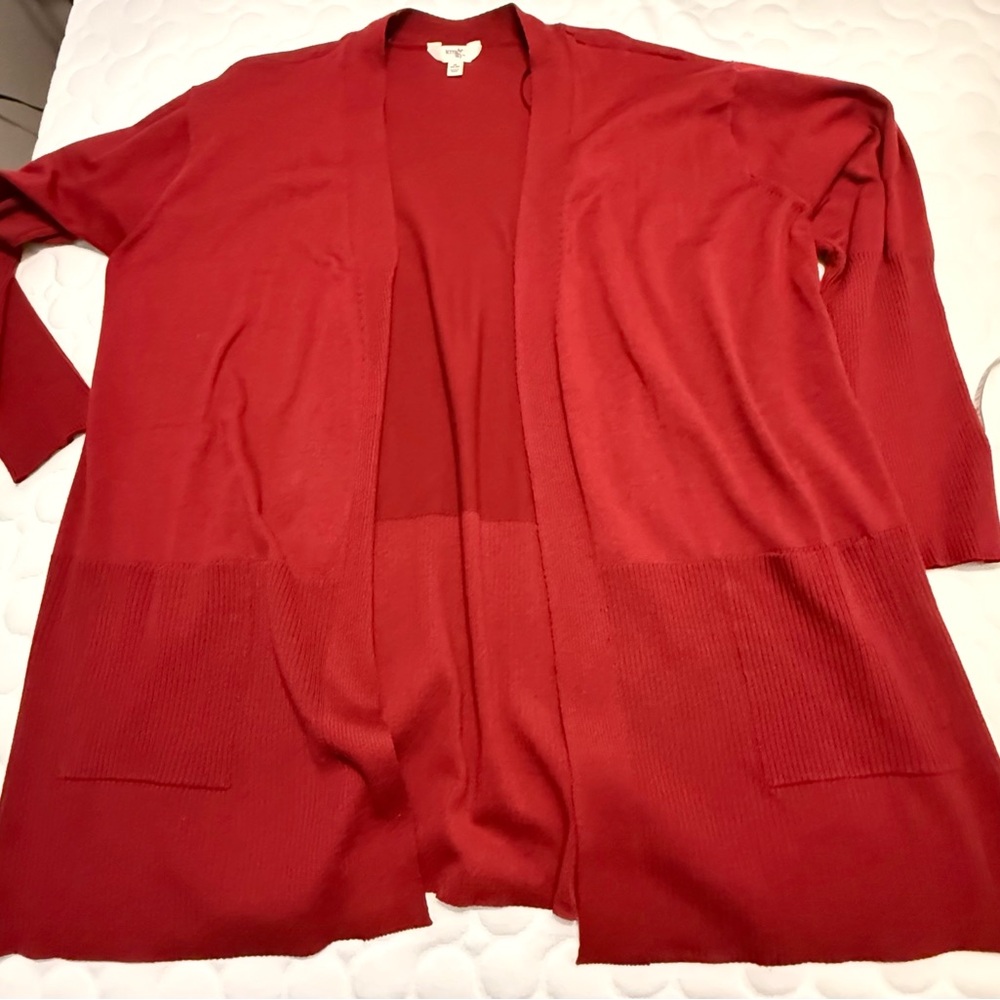 Terra & Sky Vibrant Red Knit Top - Picture 2 of 3